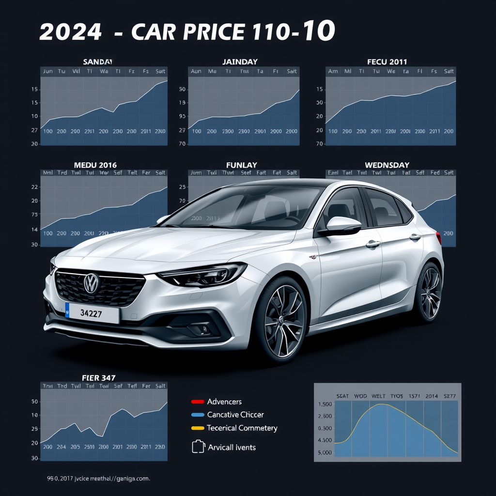 Calendario anual con gráficos de tendencias de precios de automóviles en Argentina, mostrando fluctuaciones estacionales, períodos de mejor disponibilidad y momentos óptimos para comprar según diferentes categorías de vehículos